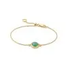Women Monica Vinader Siren Fine Chain Green Onyx Bracelet -Earrings Outlet Shop 14021590 18431083 1000