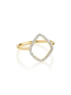 Women Monica Vinader Riva Diamond Hoop Ring