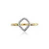 Women Monica Vinader Riva Mini Kite Stacking Diamond Ring -Earrings Outlet Shop 14021623 18426672 1000