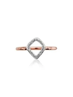 Women Monica Vinader Riva Mini Kite Stacking Diamond Ring