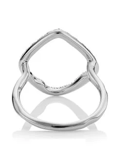 Women Monica Vinader Riva Hoop Cocktail Diamond Ring -Earrings Outlet Shop 14021671 18710477 1000
