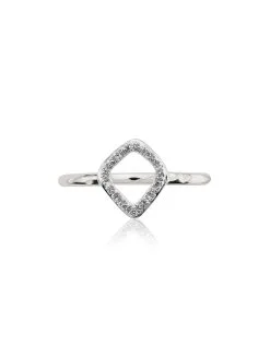 Women Monica Vinader Riva Mini Kite Stacking Diamond Ring