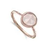 Women Monica Vinader Siren Stacking Rose Quartz Ring -Earrings Outlet Shop 14073446 18429235 1000