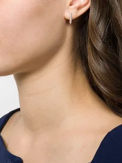 Women Monica Vinader Alta Capture Huggie Diamond Earrings -Earrings Outlet Shop 14217791 20453940 1000