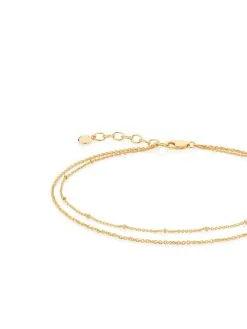 Women Monica Vinader Double-chain Adjustable Anklet 7 Women Monica Vinader Double-chain Adjustable Anklet -Earrings Outlet Shop 16162742 31679504 1000