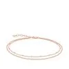 Women Monica Vinader 18kt Rose Gold Vermeil Double Chain Anklet -Earrings Outlet Shop 16162744 31680786 1000