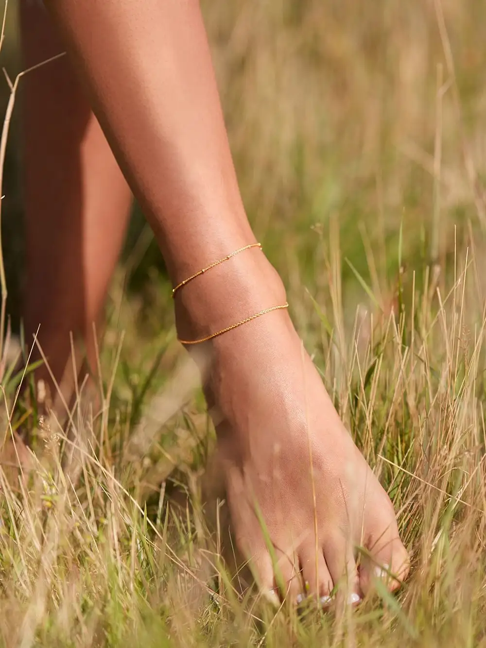 Women Monica Vinader 18kt Rose Gold Vermeil Double Chain Anklet 4 Women Monica Vinader 18kt Rose Gold Vermeil Double Chain Anklet - Image 2