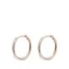 Women Monica Vinader 18kt Rose Gold Vermeil Riva Wave Hoop Diamond Earrings -Earrings Outlet Shop 16162773 31680813 1000