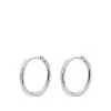 Women Monica Vinader Riva Wave Medium Hoop Diamond Earrings -Earrings Outlet Shop 16162775 31681411 1000