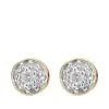 Women Monica Vinader Fiji Tiny Button Diamond Earrings -Earrings Outlet Shop 16162784 31679541 1000