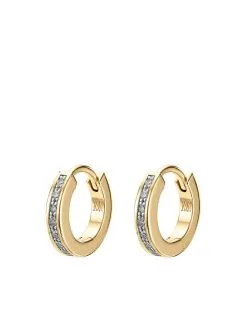 Women Monica Vinader Skinny Huggie Hoop Earrings