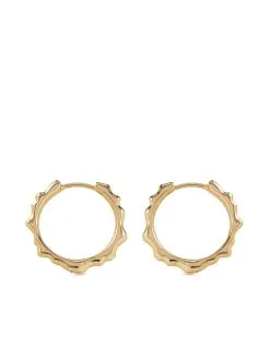 Women Monica Vinader Siren Muse Hoop Earrings -Earrings Outlet Shop 16162788 31679544 1000