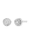 Women Monica Vinader Fijy Tiny Button Diamond Stud Earrings