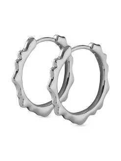 Women Monica Vinader Small Siren Muse Hoop Earrings
