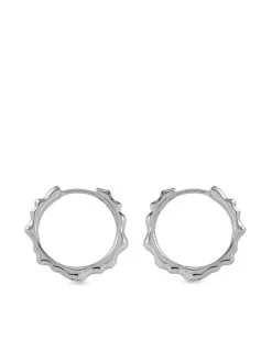 Women Monica Vinader Small Siren Muse Hoop Earrings -Earrings Outlet Shop 16162814 31664692 1000