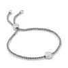 Women Monica Vinader Linear Solo Friendship Diamond Bracelet