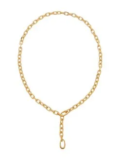 Women Monica Vinader Alta Capture Mini Link Necklace