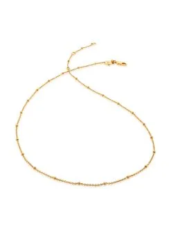 Women Monica Vinader Bead-detail Gold-vermeil Necklace -Earrings Outlet Shop 16162857 45355270 1000