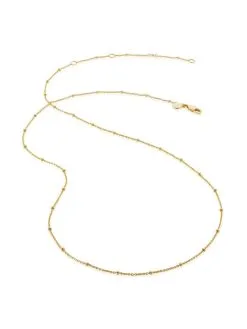 Women Monica Vinader Knot-detailing Cable-link Chain Necklace -Earrings Outlet Shop 16162858 44974472 1000