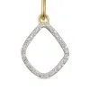 Women Monica Vinader Riva Kite Diamond Pendant Charm -Earrings Outlet Shop 16170058 32425406 1000