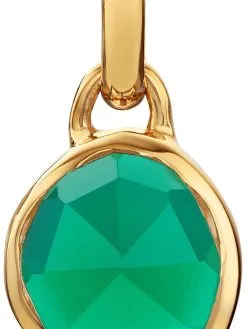 Women Monica Vinader Siren Mini Bezel Pendant Charm -Earrings Outlet Shop 16170063 32425413 1000