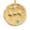 Women Monica Vinader Siren Large Coin Gemstone Pendant Charm -Earrings Outlet Shop 16170064 32426186 1000