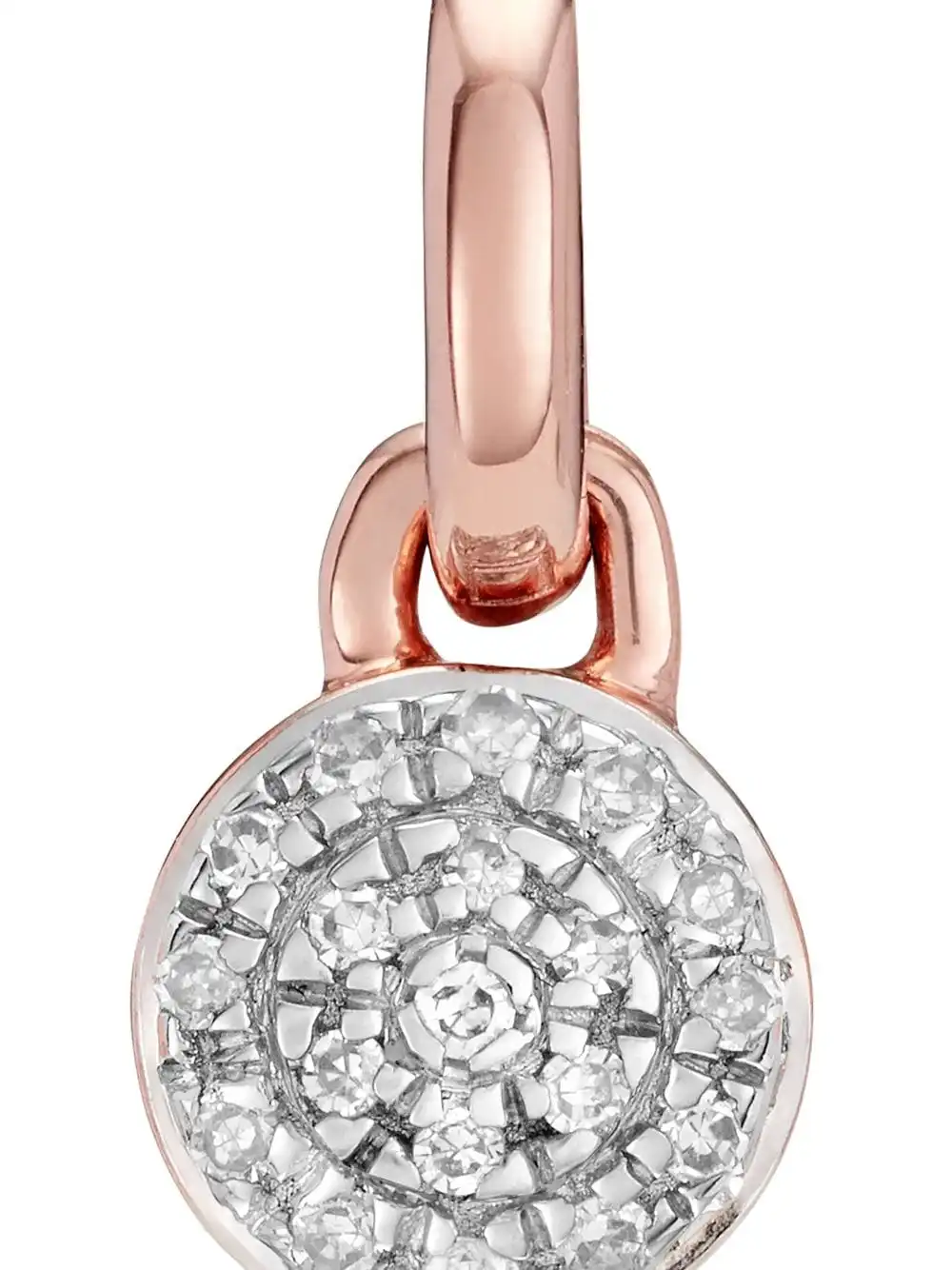 Women Monica Vinader Fiji Mini Button Diamond Pendant Charm 5 Women Monica Vinader Fiji Mini Button Diamond Pendant Charm - Image 3
