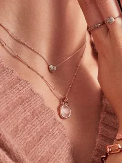 Women Monica Vinader Siren Medium Bezel Pendant Charm -Earrings Outlet Shop 16170076 32425436 1000