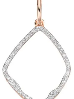 Women Monica Vinader Riva Hoop Diamond Pendant Charm -Earrings Outlet Shop 16170080 32425442 1000
