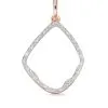 Women Monica Vinader Riva Hoop Diamond Pendant Charm