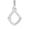 Women Monica Vinader Riva Mini Kite Diamond Pendant Charm