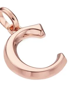 Women Monica Vinader Alphabet C Pendant Charm -Earrings Outlet Shop 16170131 32436124 1000