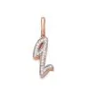 Women Monica Vinader Q Diamond Pendant Charm -Earrings Outlet Shop 16170192 32536868 1000