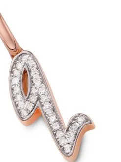Women Monica Vinader Q Diamond Pendant Charm -Earrings Outlet Shop 16170192 32536869 1000