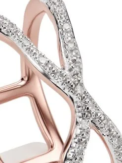 Women Monica Vinader Riva Wave Cross Ring -Earrings Outlet Shop 16420515 32531821 1000