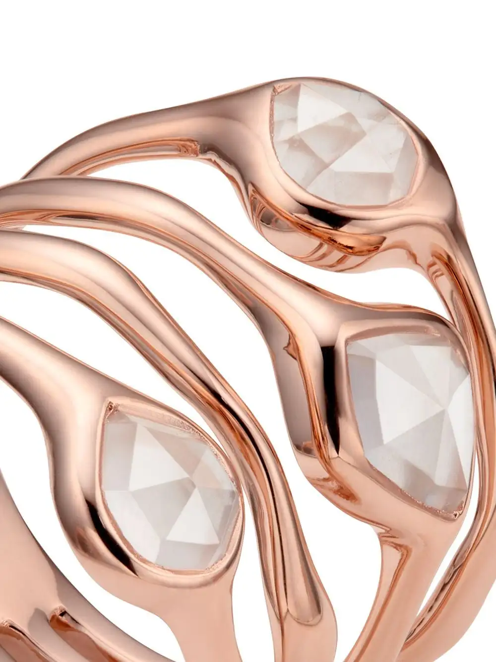 Women Monica Vinader Siren Cluster Cocktail Ring 6 Women Monica Vinader Siren Cluster Cocktail Ring - Image 4