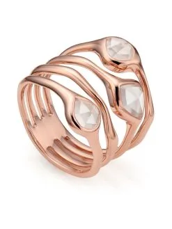 Women Monica Vinader Siren Cluster Cocktail Ring 8 Women Monica Vinader Siren Cluster Cocktail Ring -Earrings Outlet Shop 16420516 32531823 1000