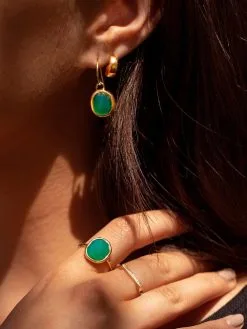 Women Monica Vinader Siren Medium Stacking Ring -Earrings Outlet Shop 16421489 32530067 1000