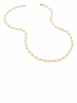 Women Monica Vinader Alta Textured Chain Necklace