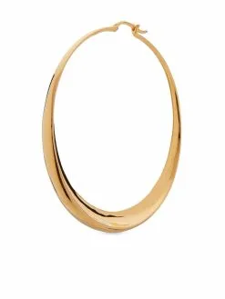 Women Monica Vinader Deia Chamfered Hoop Earrings -Earrings Outlet Shop 16491672 35126693 1000