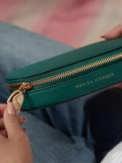 Women Monica Vinader Oval Leather Jewellery Box -Earrings Outlet Shop 17261457 38628435 1000