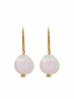 Women Monica Vinader Nura Pearl Drop Earrings