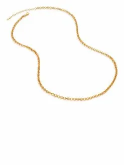 Women Monica Vinader Vintage Chain 20-22" Necklace