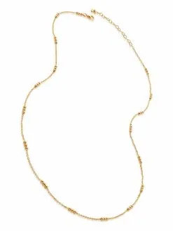 Women Monica Vinader Triple Beaded 18-20" Chain Necklace