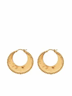 Women Monica Vinader Deia Beaded Hoop Earrings