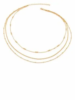 Women Monica Vinader Layered Chain Necklace
