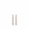 Women Monica Vinader Riva Mini Diamond Huggie Earrings