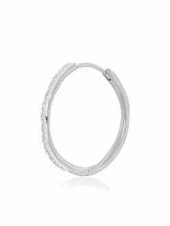 Women Monica Vinader Riva Large Hoop Earrings -Earrings Outlet Shop 17262320 35375919 1000