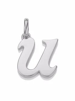Women Monica Vinader Alphabet U Pendant Charm