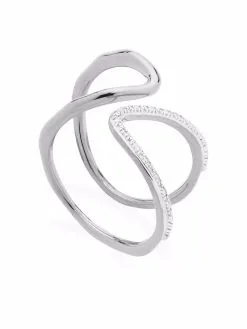 Women Monica Vinader Riva Open Wrap Ring 5 Women Monica Vinader Riva Open Wrap Ring -Earrings Outlet Shop 17263486 35378093 1000